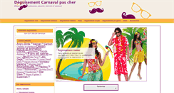 Desktop Screenshot of deguisement-carnaval.net